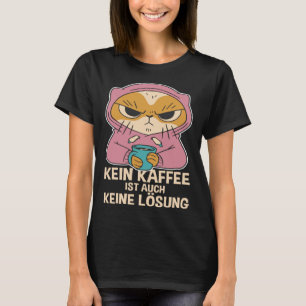 Sleeping Cat Coffee Espresso Coffee Cup Men Women T-Shirt