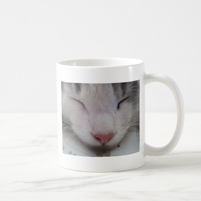 Sleeping Cat Coffee Mug (Right)