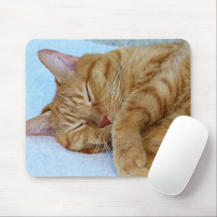Sleeping Cat Mouse Pad