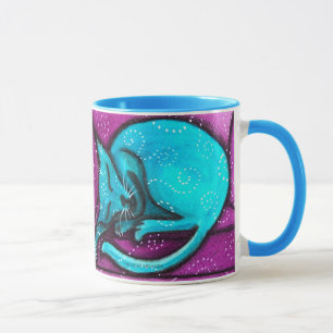 Sleeping Cat on Sofa Mug