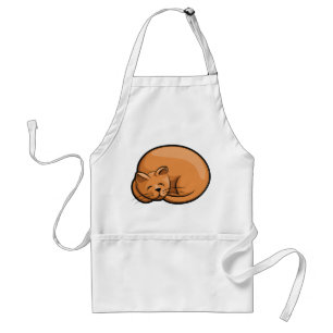 Sleeping Cat Standard Apron