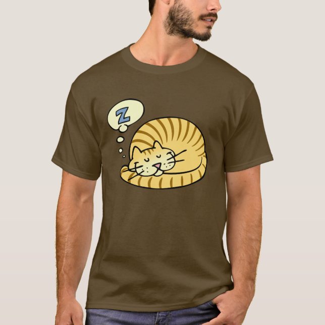 Sleeping Cat T-Shirt (Front)