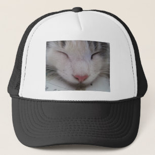 Sleeping Cat Trucker Hat