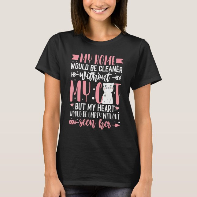 Sleeping Cat With Open Eyes Cat  1 T-Shirt (Front)