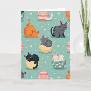 Sleeping Cats Sweet Dream Card