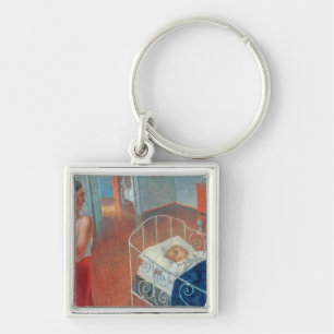 Sleeping Child, 1924 Key Ring