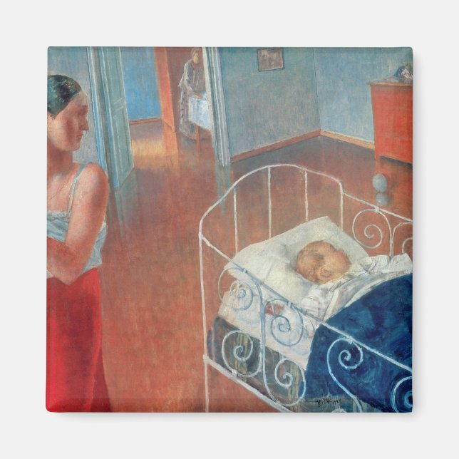 Sleeping Child, 1924 Magnet (Front)