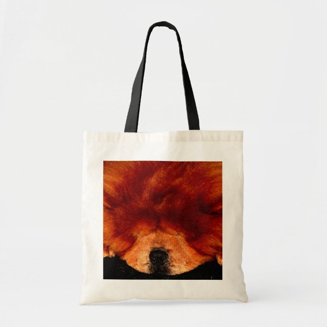 Sleeping Chow Chow bti Tote Bag (Front)