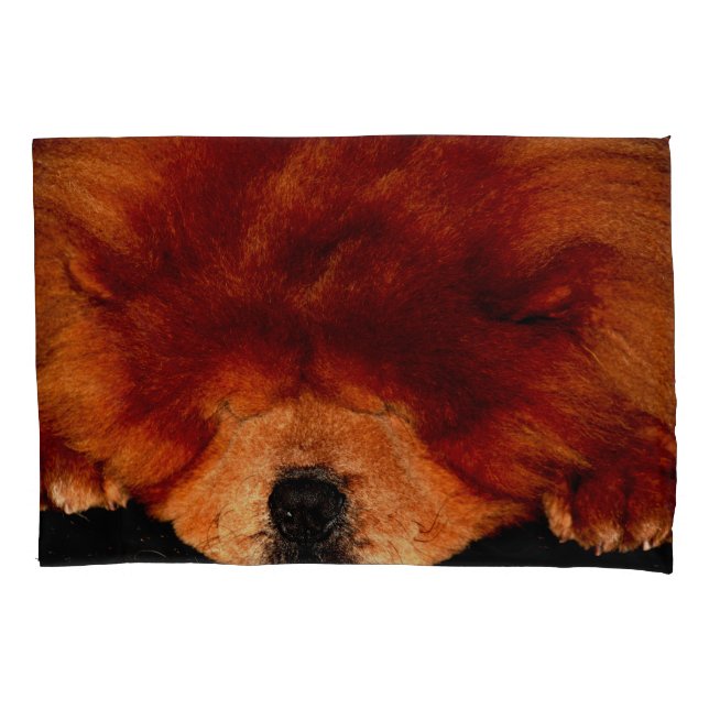 Sleeping Chow Chow pccna Pillowcase (Front)