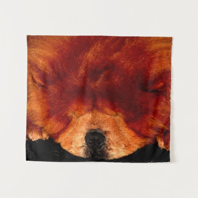 Sleeping Chow Chow wtcnm Tapestry (Front (Horizontal))