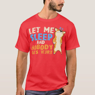 Sleeping Corgi Dog, Sleepshirt, Pajamas1233 T-Shirt
