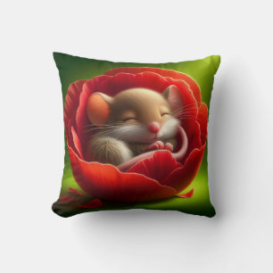 Sleeping Cute Mouse Cushion