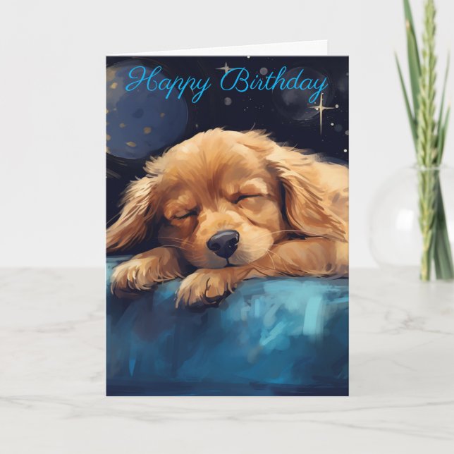 Sleeping Dog Card (Front)
