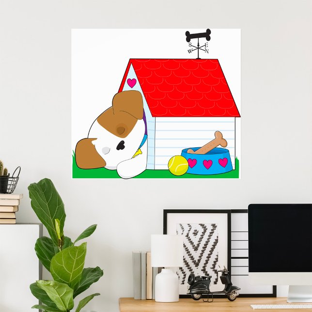 Sleeping Dog In A Dog House Poster (Creator Uploaded)