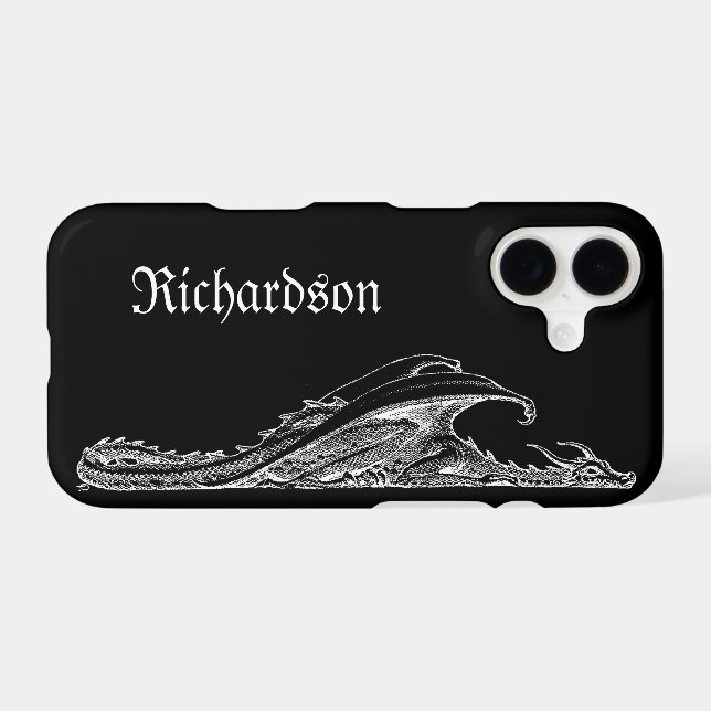 Sleeping Dragon Personalised  (Back Horizontal)