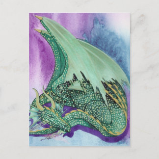 sleeping dragon postcard