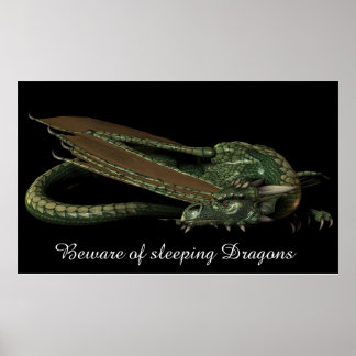 Sleeping Dragon Poster