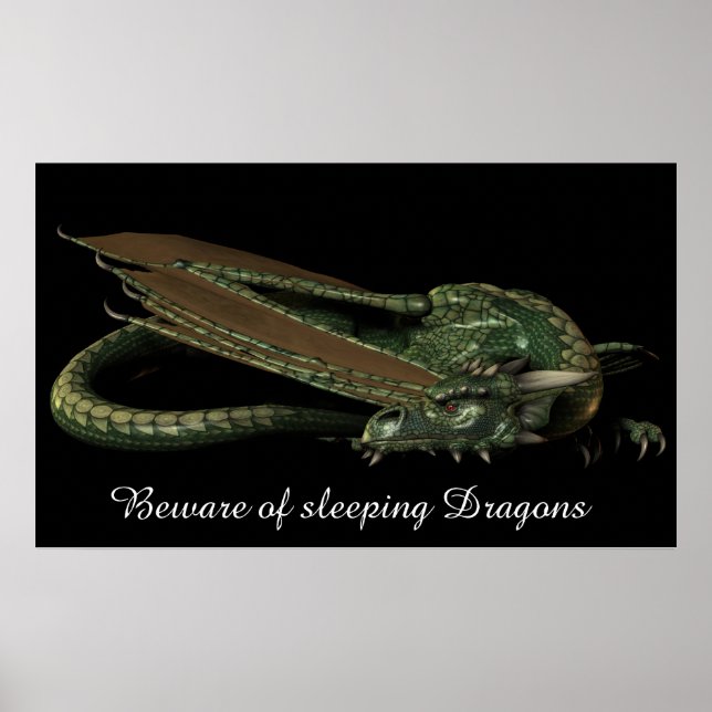 Sleeping Dragon Poster (Front)