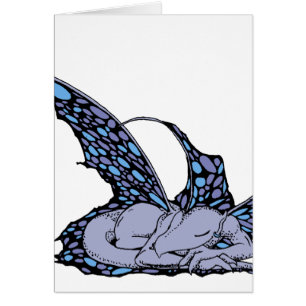 Sleeping Dragonette (Blue) Cards