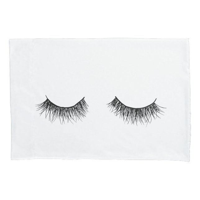 Sleeping Eyelash Pillowcase (Front)