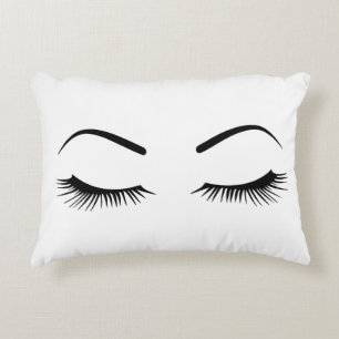 Sleeping Eyes Decorative Cushion