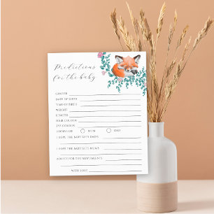 Sleeping fox - Baby predictions and advice