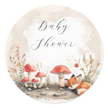 Sleeping Fox Envelope Seals