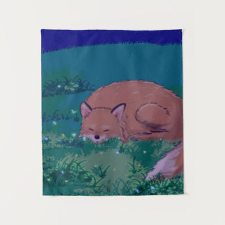 Sleeping Fox Tapestry