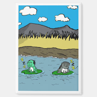 Sleeping Frogs Magnet