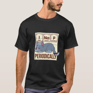 Sleeping Funny Forest Animal Periodic Table Pj Nap T-Shirt