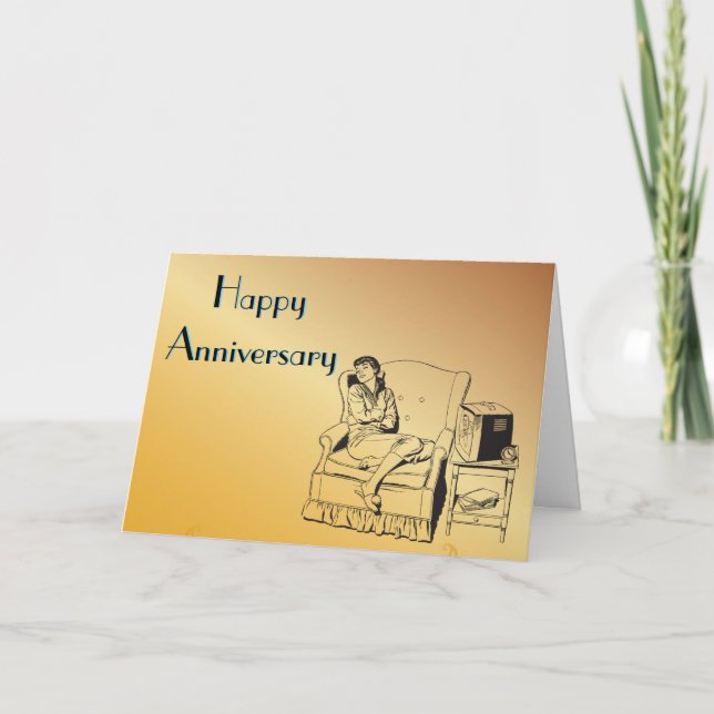 Sleeping Girl Anniversary Celebration Art Template (Front)