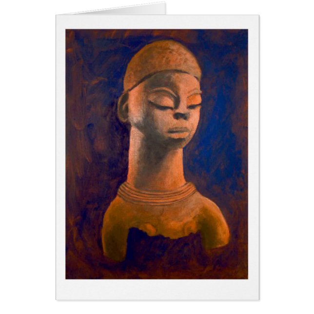 Sleeping Goddess greeting card (Front)