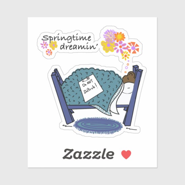 Sleeping Groundhog Dreaming of Spring (Sheet)