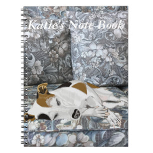 Sleeping Jack Russell Notebook