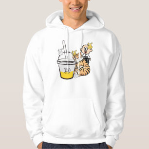 Sleeping Kawaii Tiger, Bubble Tea & Hitotsume Kozo Hoodie