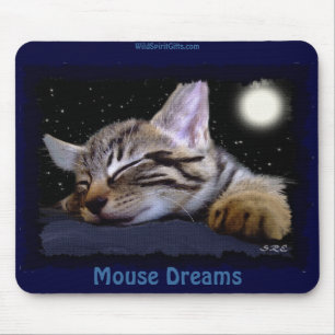 SLEEPING KITTEN Cute Animal-lover Mousepad