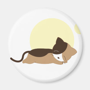 Sleeping Kitten Magnet