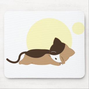 Sleeping Kitten Mouse Pad