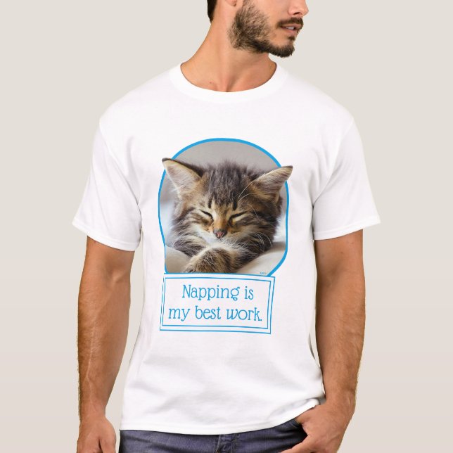 Sleeping Kitten T-Shirt (Front)