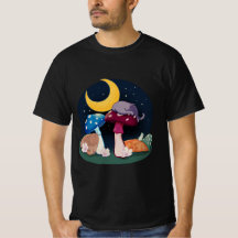 Sleeping Kitties on Cluster of mushrooms