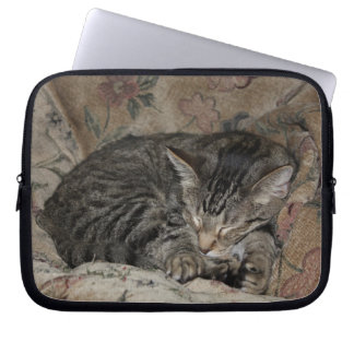 Sleeping Kitty laptop sleeve