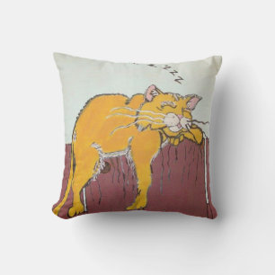 Sleeping Kitty Pillow