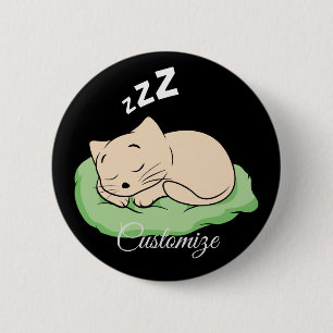 Sleeping Kitty Thunder_Cove 6 Cm Round Badge
