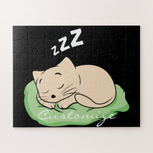 Sleeping Kitty Thunder_Cove Jigsaw Puzzle