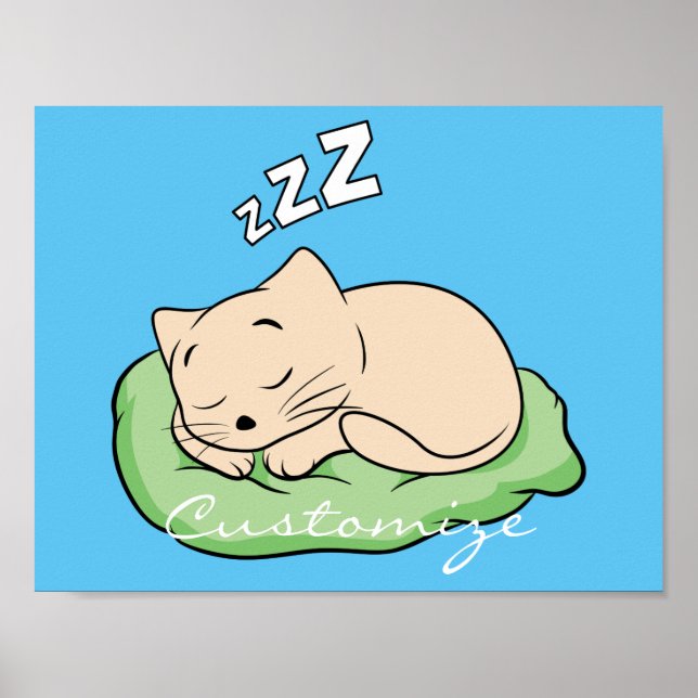 Sleeping Kitty Thunder_Cove Poster (Front)