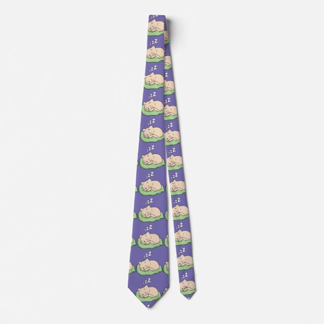 Sleeping Kitty Thunder_Cove Tie (Front)