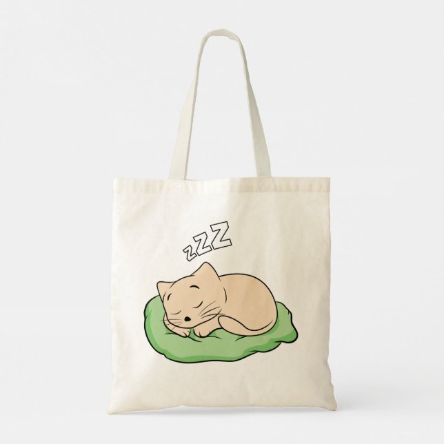 Sleeping Kitty Thunder_Cove Tote Bag (Back)