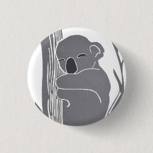 Sleeping Koala Button