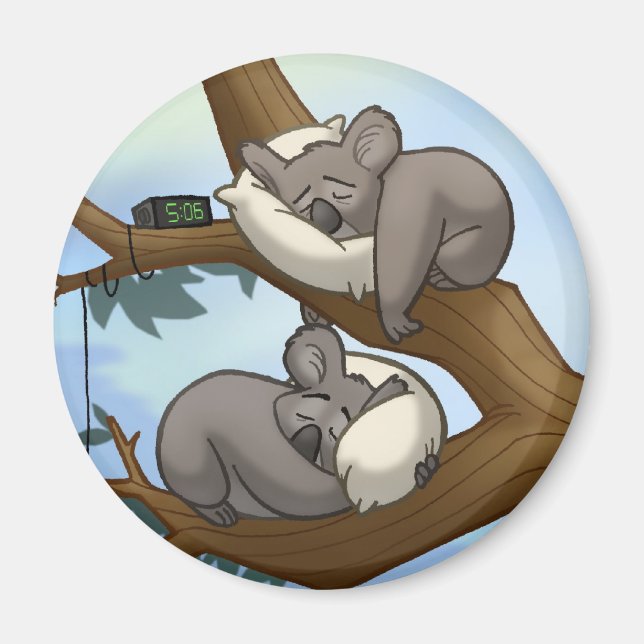 Sleeping Koala Magnet (Front)