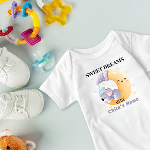 Sleeping Koala Sweet Dreams Little Custom Baby Bodysuit